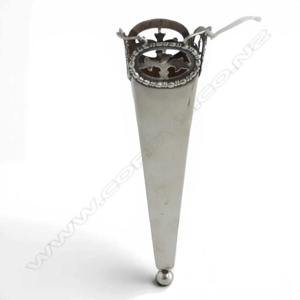 STG SILVER POSEY HOLDER B'HAM 1922 L.120mm 21gms Image 1++