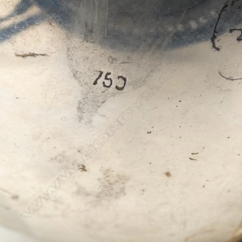 750 SILVER JUG H.130mm, 166gms Image 1++