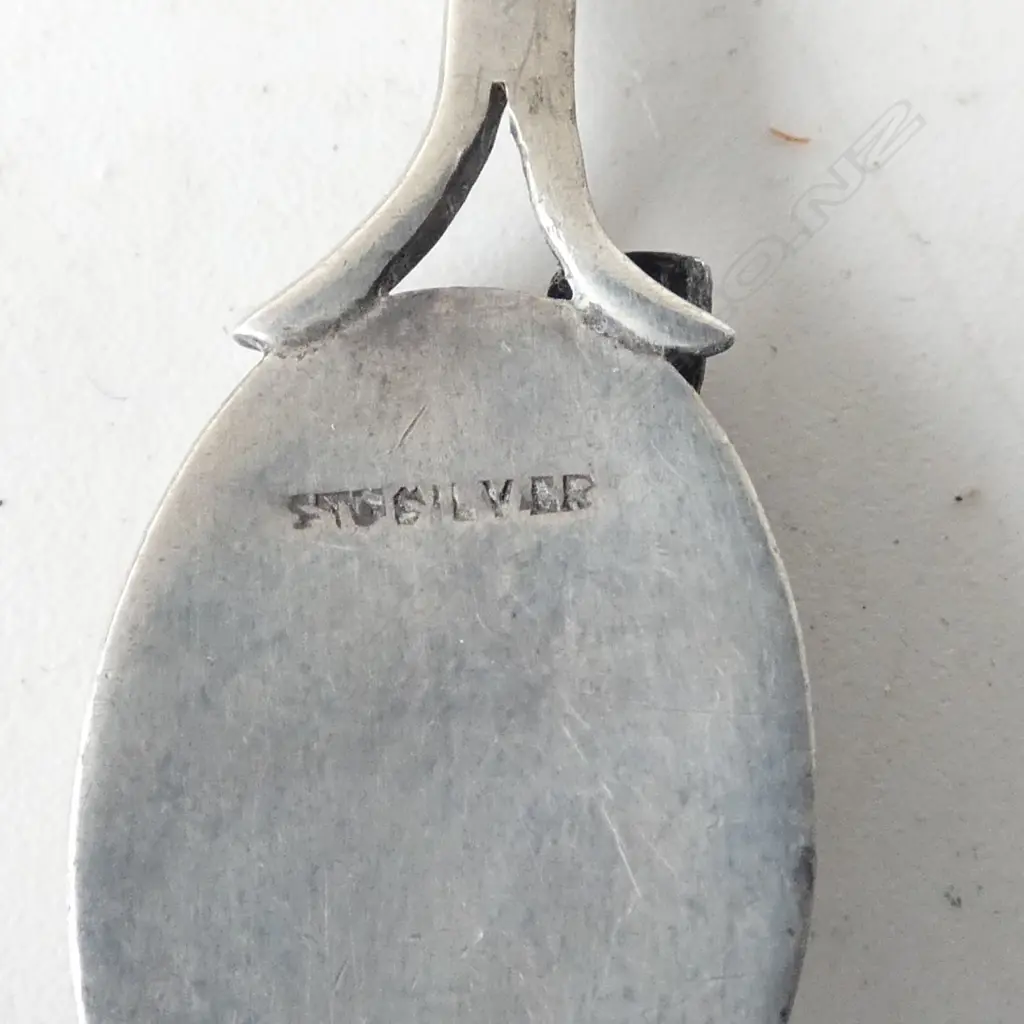 STG SILVER CUP & STG SOUVENIR SPOON w. KOOKABURRA 40gms TW Image 1++