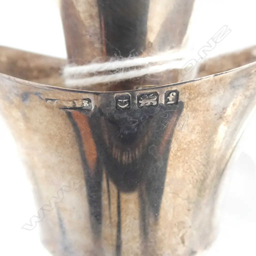 BOTTLE w. STG SILVER CAP B'HAM 1905 H.200mm Image 1++
