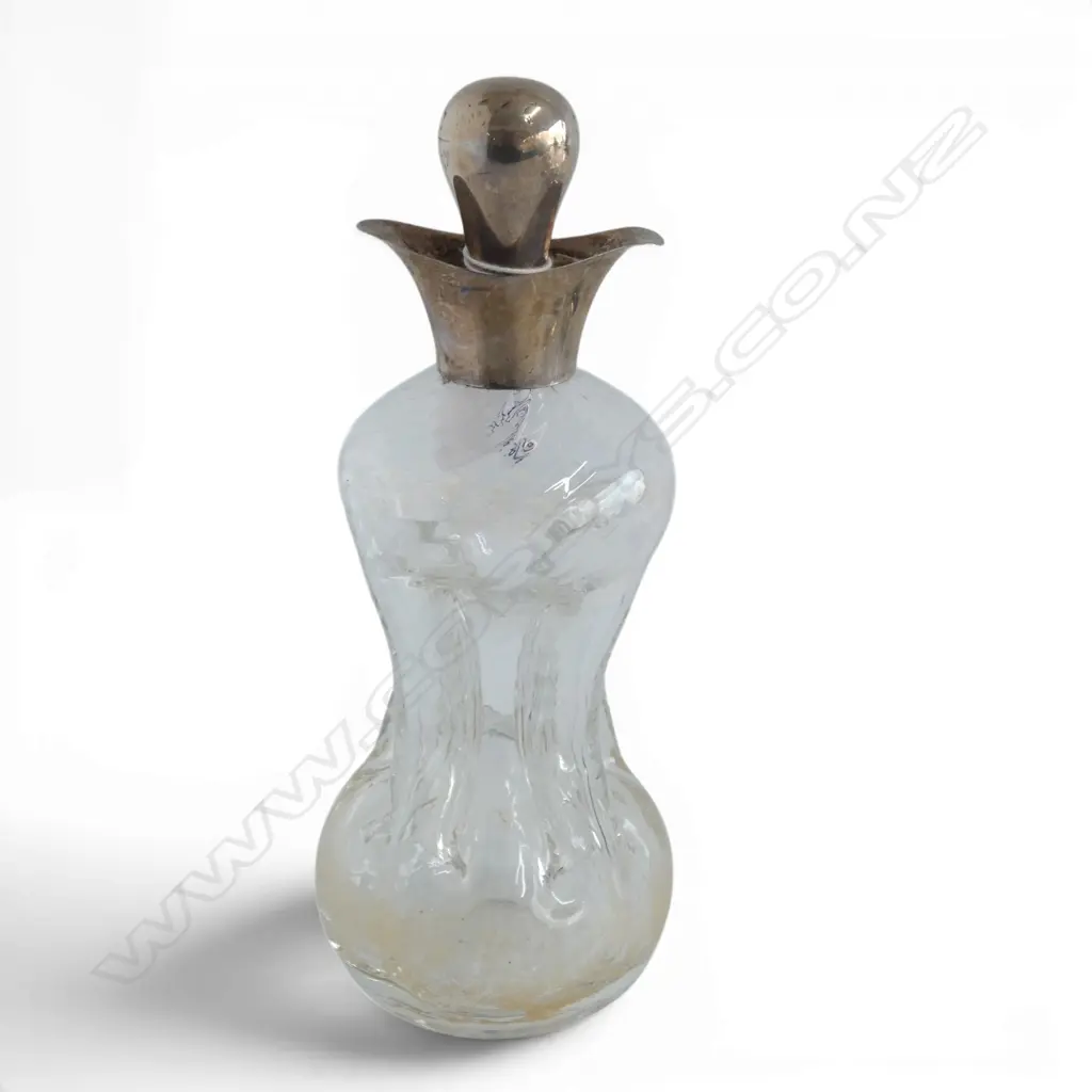 BOTTLE w. STG SILVER CAP B'HAM 1905 H.200mm Image 1++