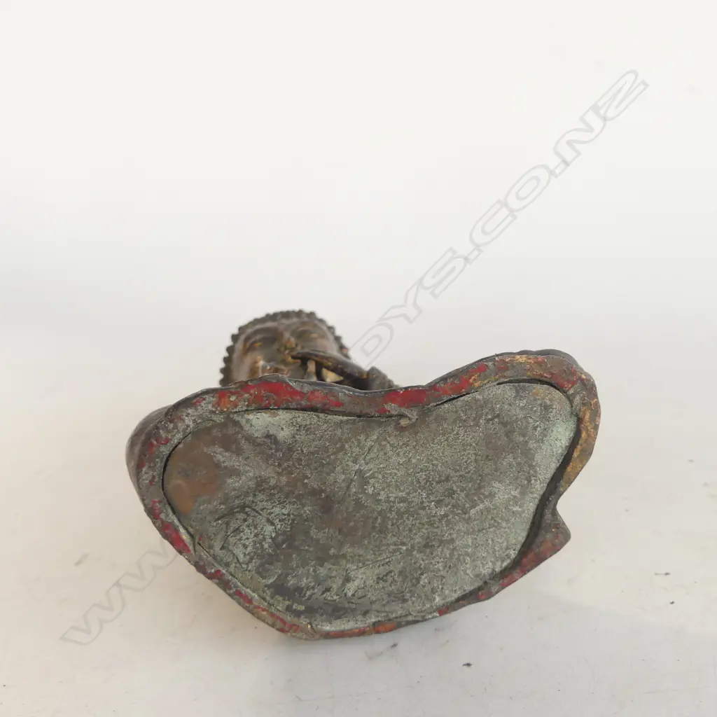 ORIENTAL GILT METAL BUDDHA H.165mm Image 1++