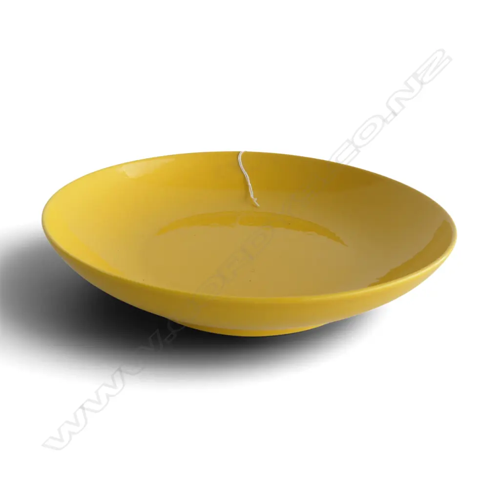 ORIENTAL YELLOW BOWL, 225mm dia Image 1++