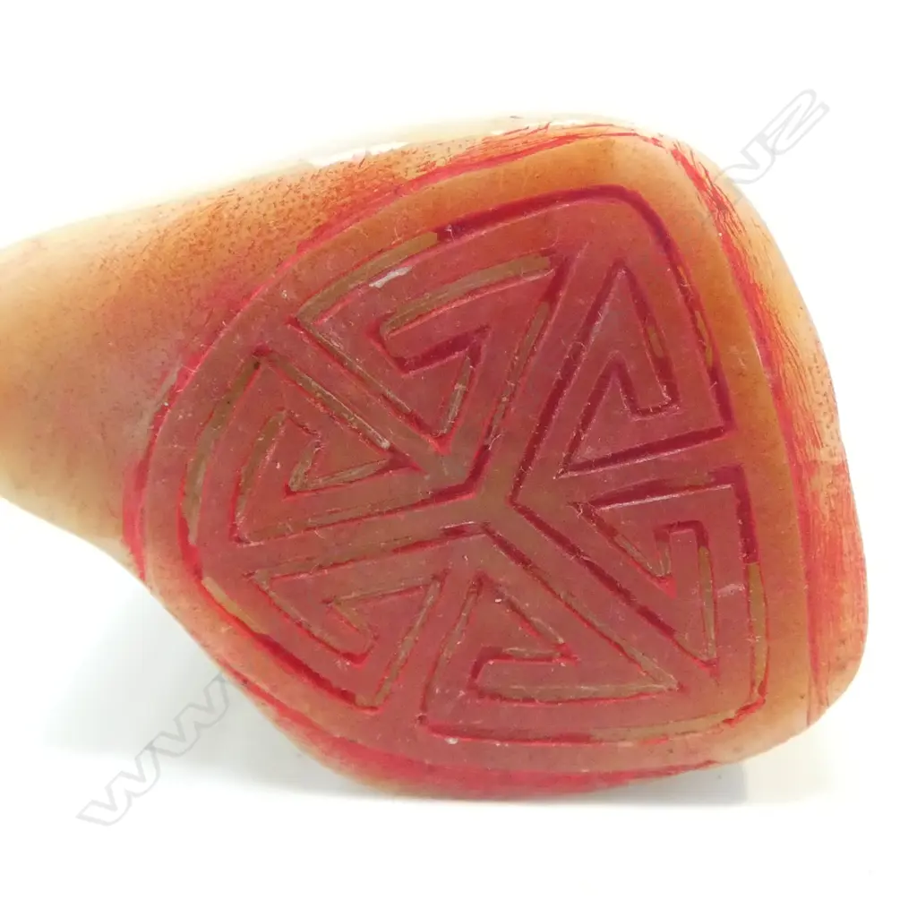CARVED STONE SEAL STAMP H.50mm Image 1++