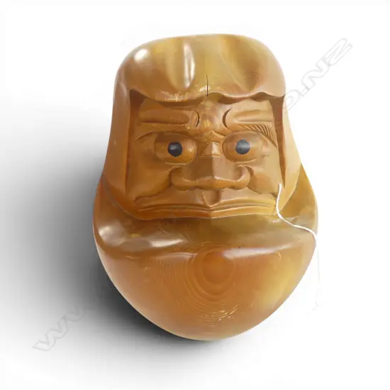 LG JAPANESE DARUMA CARVING H.240mm