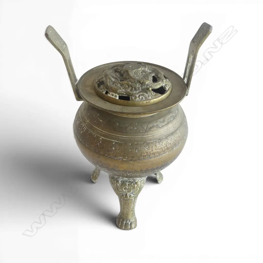 CHINESE BRASS CENSOR H.280mm Image 1++