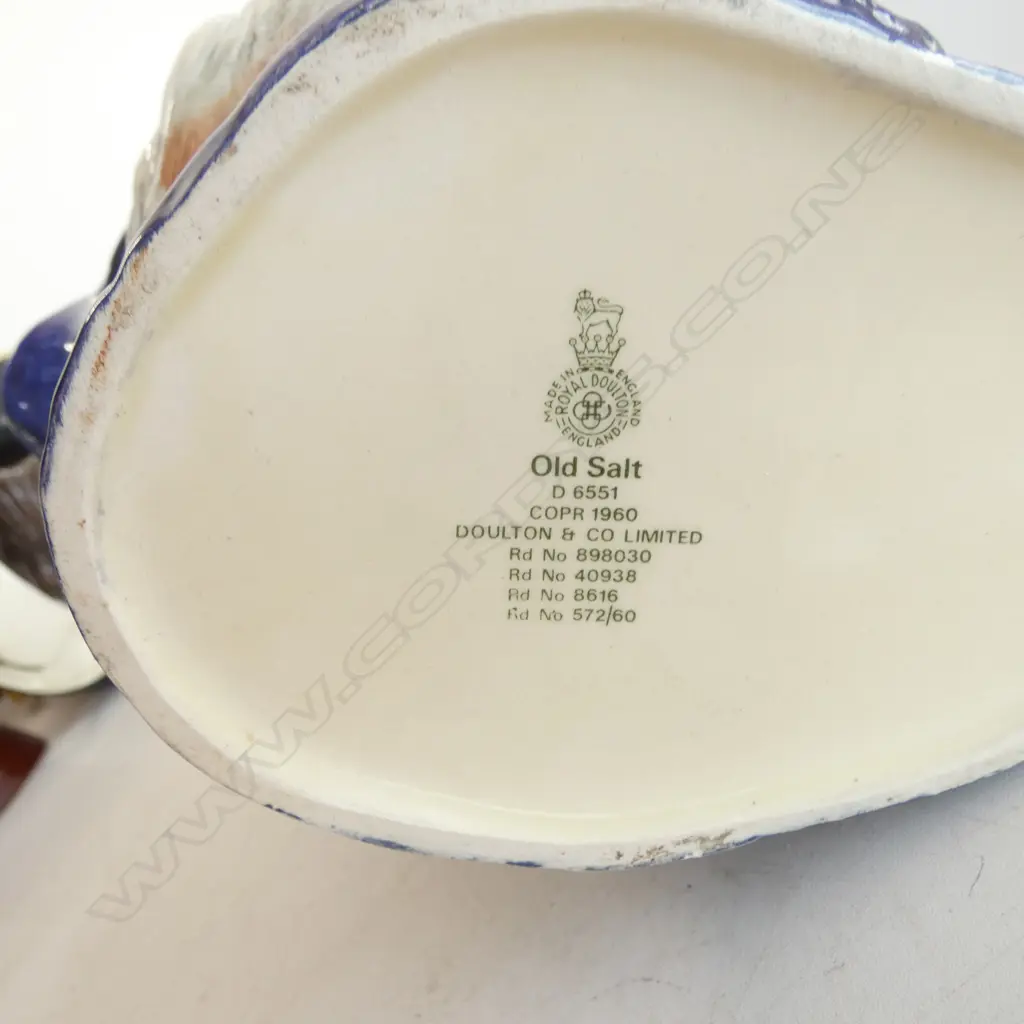 2 LARGE SIZE RD CHARACTER JUGS GONE AWAY & OLD SALT H190MM Image 1++