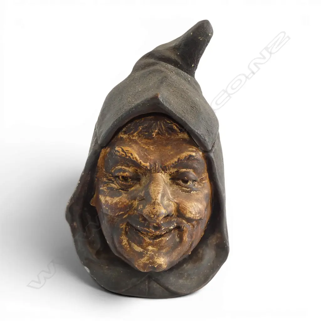  FRIAR BUST LIDDED CONTAINER H.175mm Image 1++