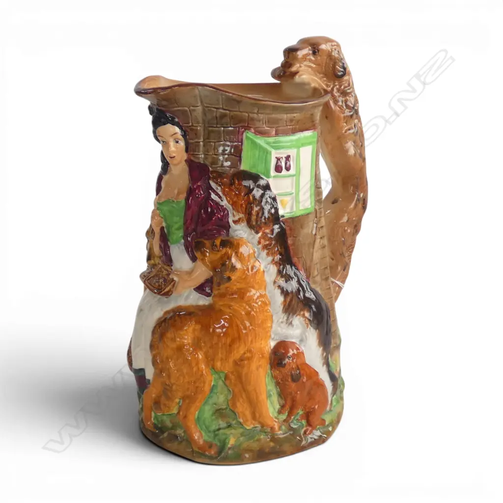 BURLEIGH WARE OLD FEEDING TIME JUG  H240MM Image 1++