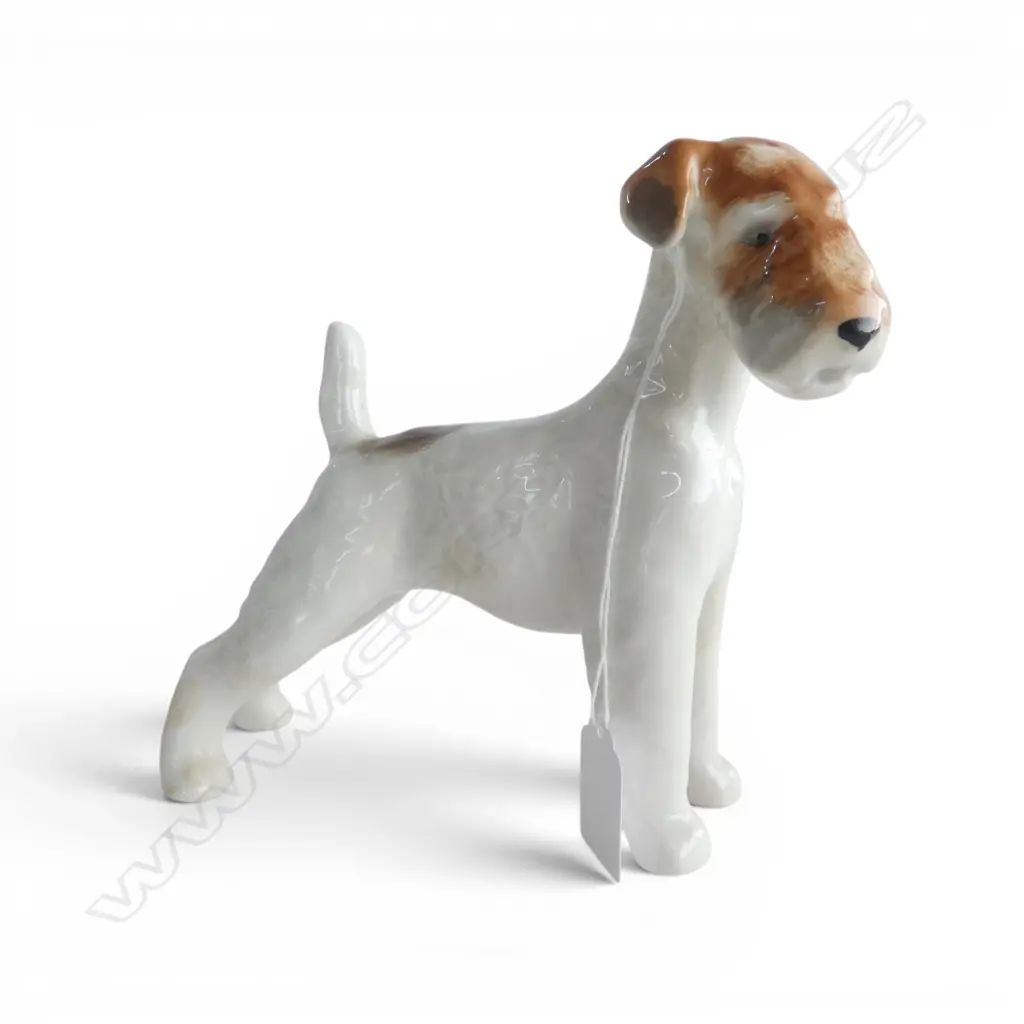 PORCELAIN AIREDALE TERRIER H.170mm Image 1++