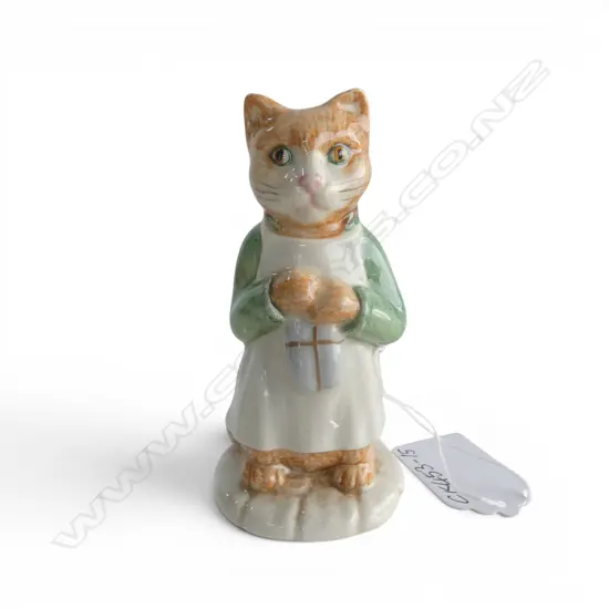 BESWICK BEATRIX POTTER 'GINGER CAT', H.95mm, brown backstamp 1973-1988