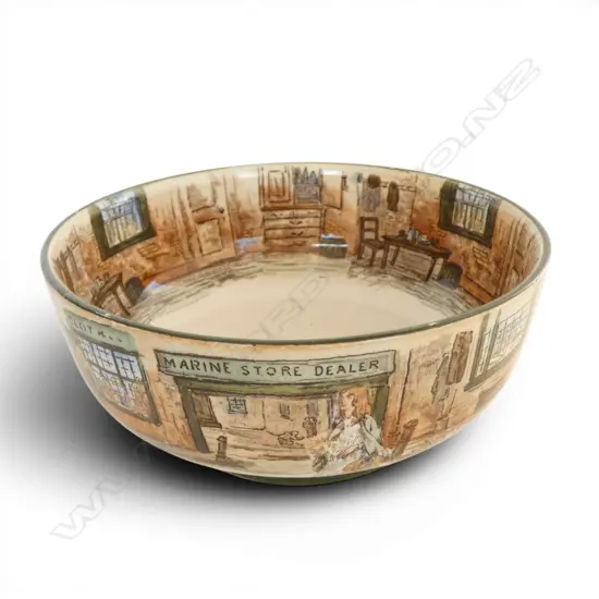 ROYAL DOULTON DICKENS WARE BOWL, Dia.180mm, H.80mm