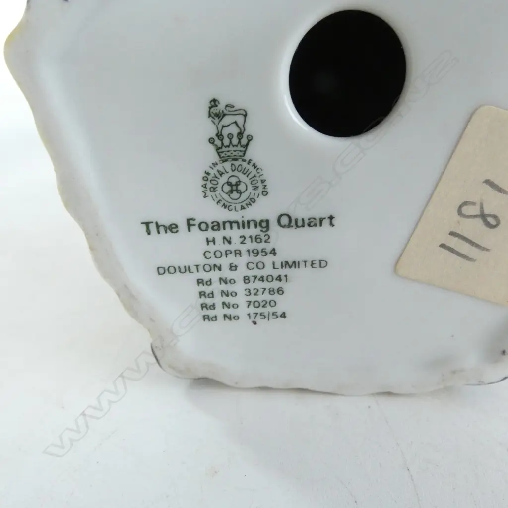 ROYAL DOULTON 'THE FOAMING QUART' FIGURINE H.140mm Image 1++