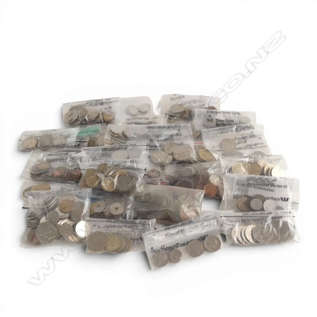 ASST. 20thC WORLD COINS; FRANCE, IRAN, THAILAND, FIJI etc Image 1++