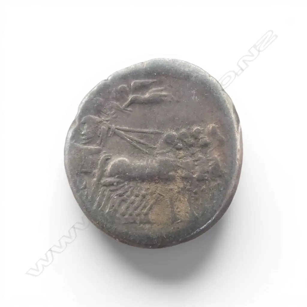 ROMAN DENARIUS COIN 15mm dia Image 1++