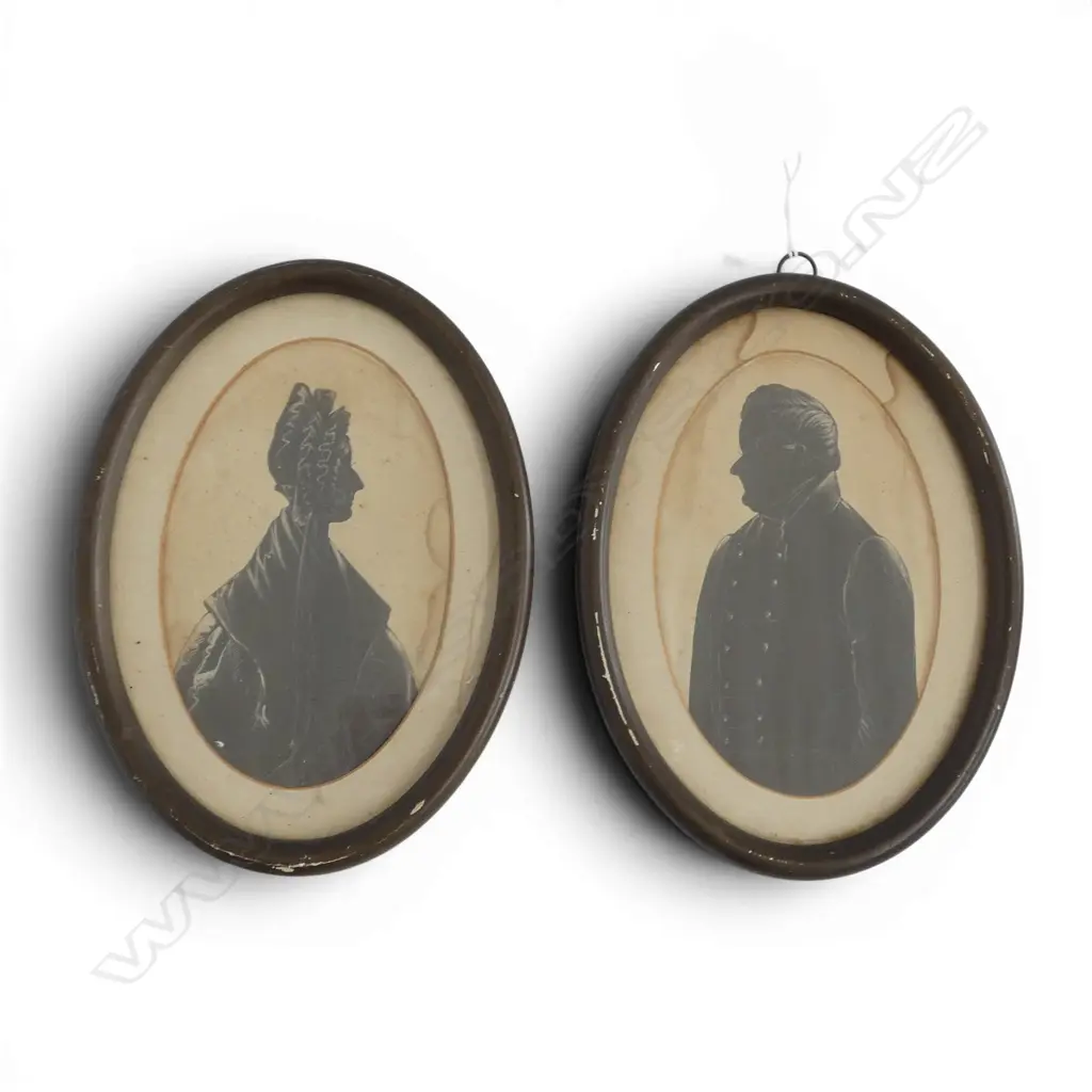 2 VINTAGE SILHOUETTES H.190mm Image 1++