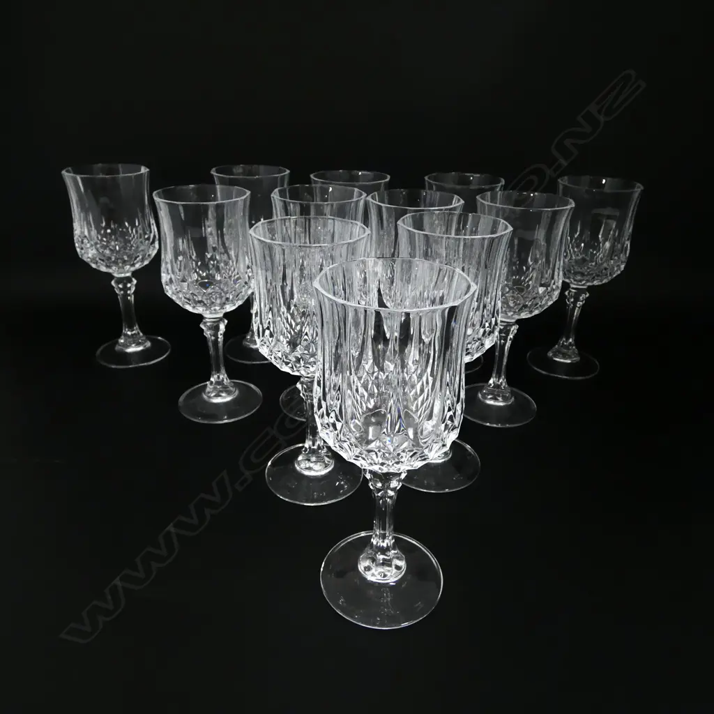 12 CRYSTAL GOBLETS H.165mm Image 1++