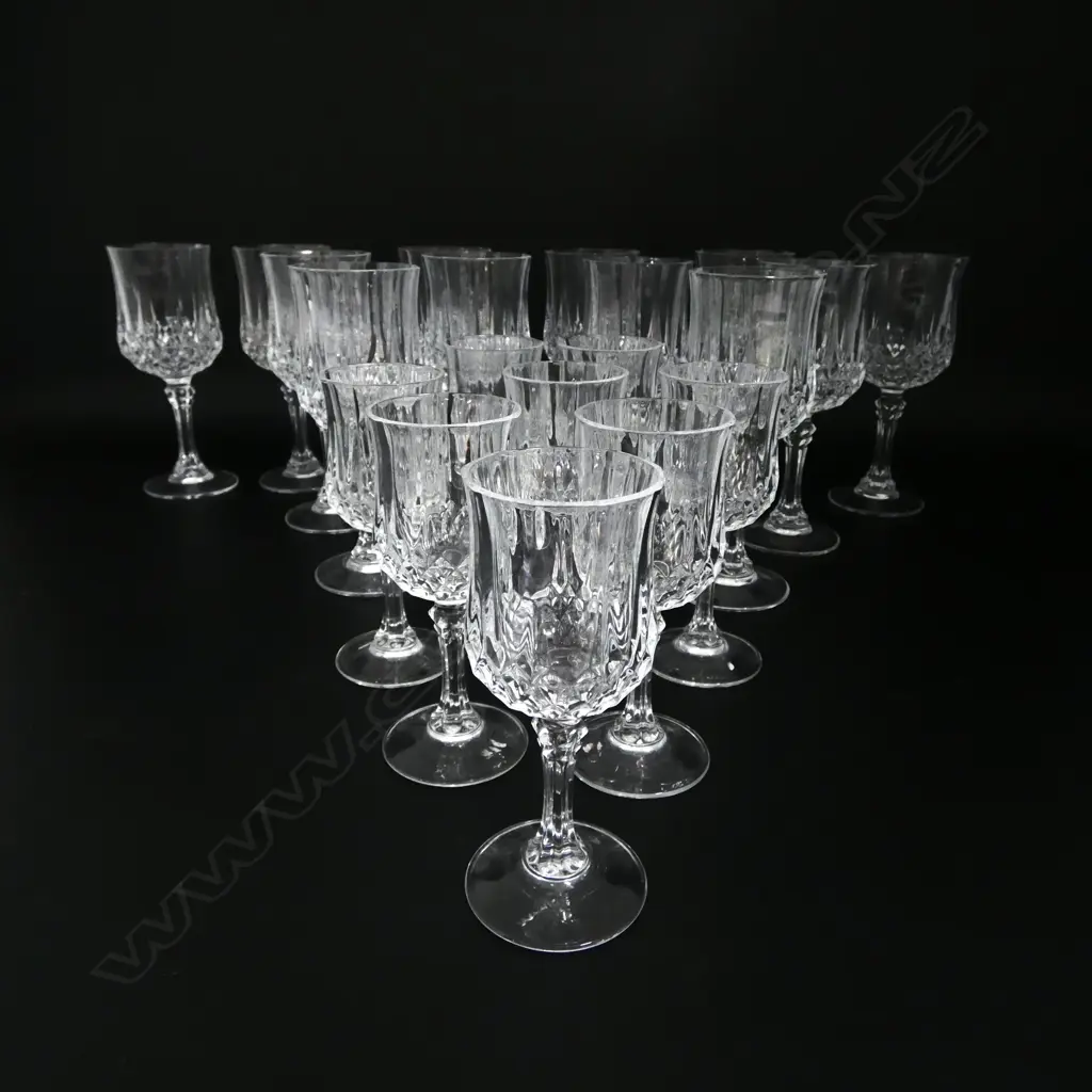 12 + 8 CRYSTAL GLASSES H.150mm Image 1++