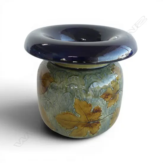 ROYAL DOULTON LAMBETH STONEWARE VASE H.200mm