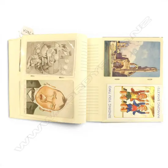 ALBUM OF ASST. WORLD POSTCARDS