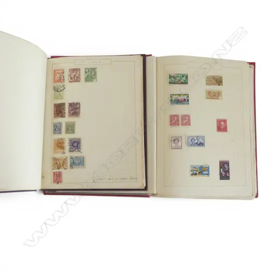 2 WORLD STAMP ALBUMS