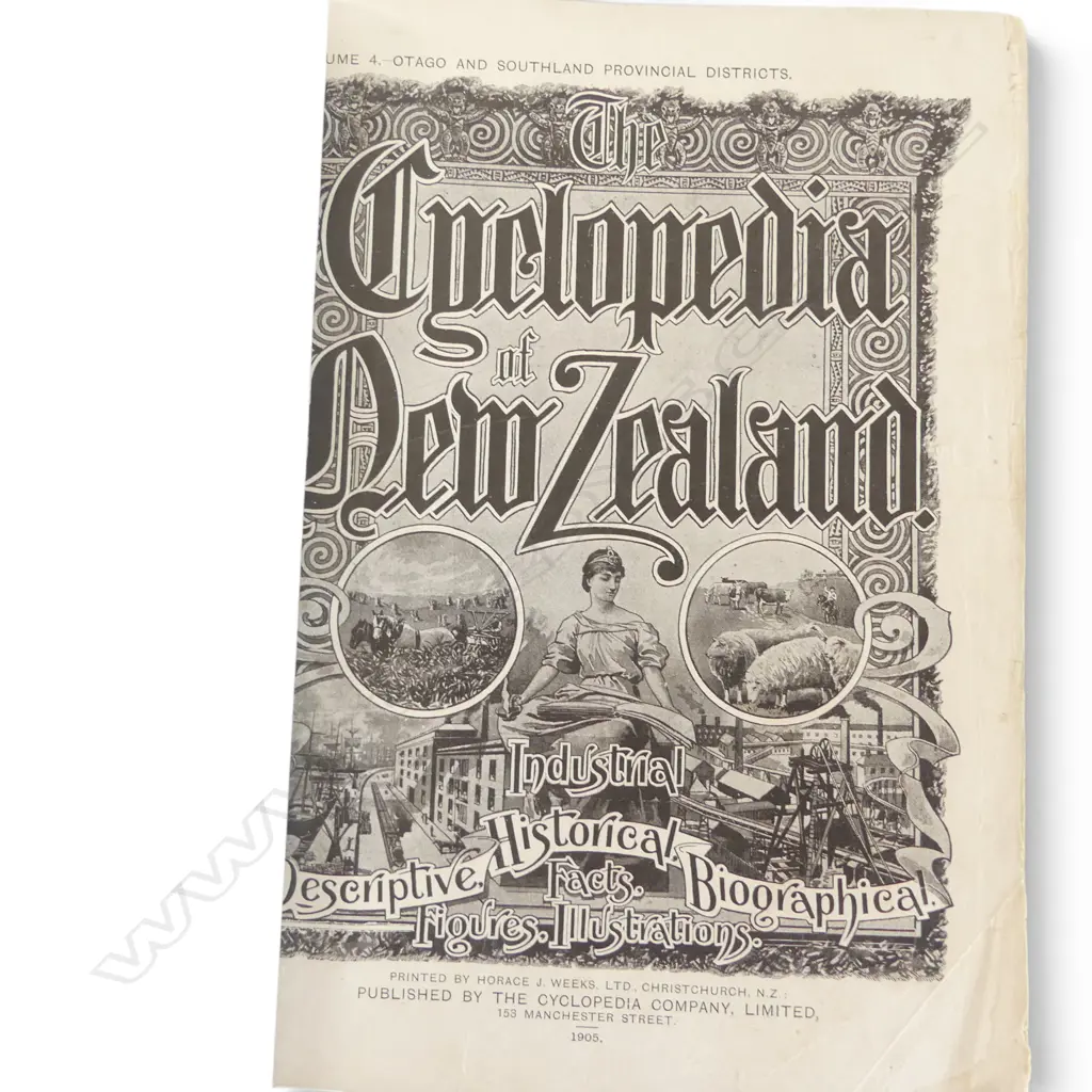 2 ANTIQUE BOOKS; BRETTS HISTORICAL SERIES NZ, ENCYLOPEDIA  OF NZ Image 1++