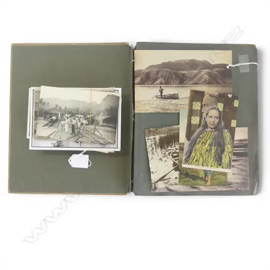 POSTCARD ALBUM Incl. N.Z. + ASST. AUSTRALIAN / MELBOURNE POSTCARDS 