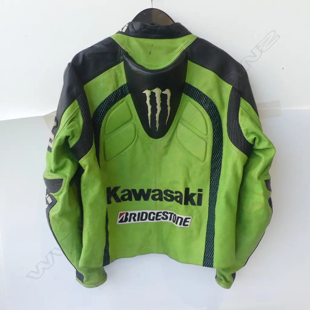 KAWASAKI MOTOR CYCLE JACKET Image 1++
