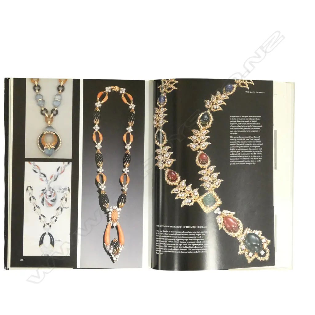 THREE GOOD JEWELLERY BOOKS 'JEWELLERY GEM BY GEM' 'THE NECKLACE' '20THC JEWELLERY' From the estate of Simon Misdale Image 1++
