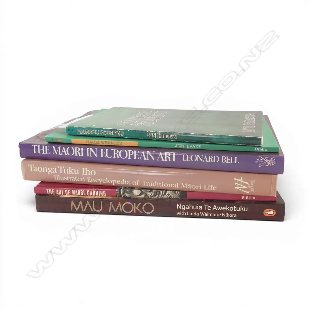 6 BOOKS; EARLY MAORI LIFE IN NZ Image 1++