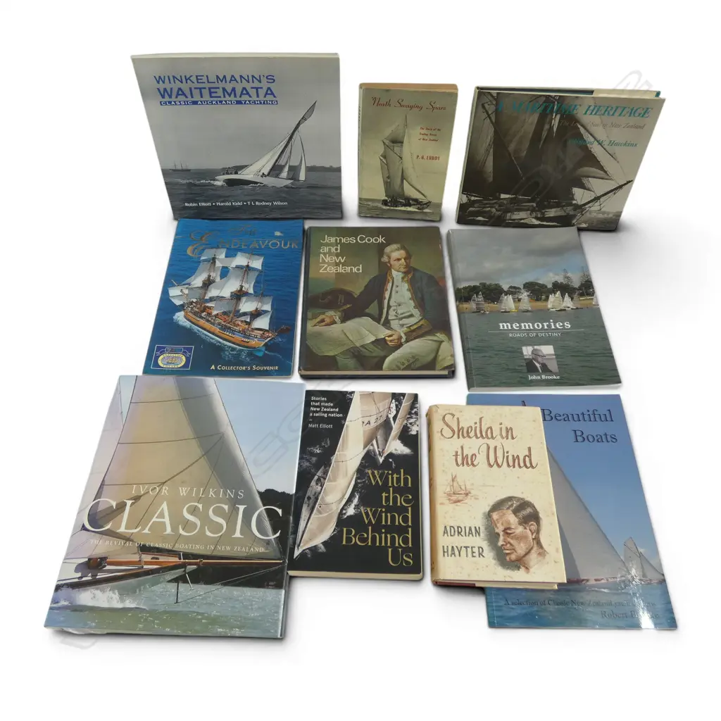 9 BOOKS; SAILING INTEREST Image 1++