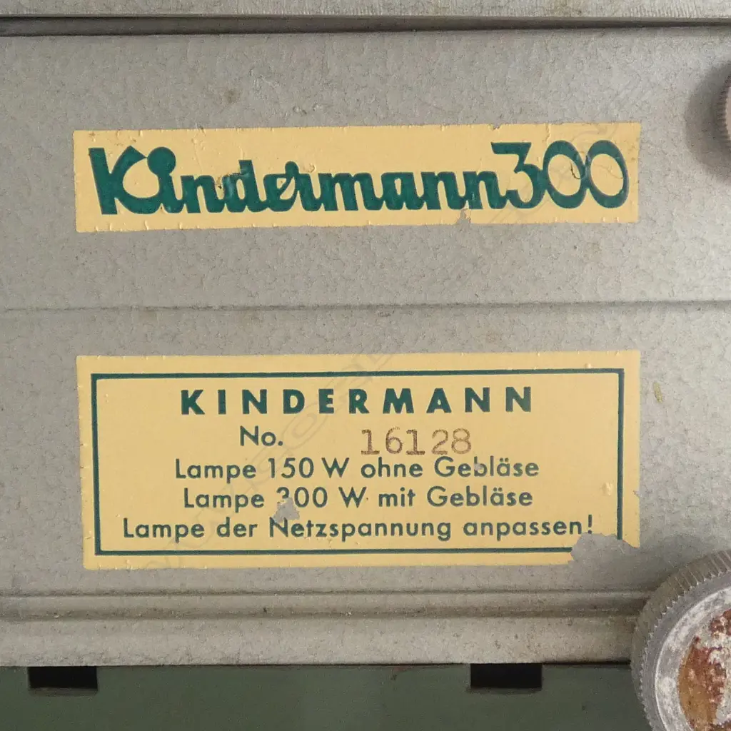 KINDERMANN 300 PROJECTOR Image 1++