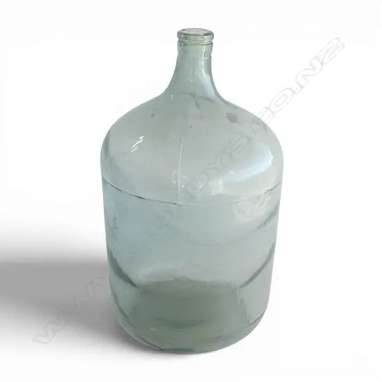 OLD GLASS CARBOY/DEMIJOHN. H.500mm