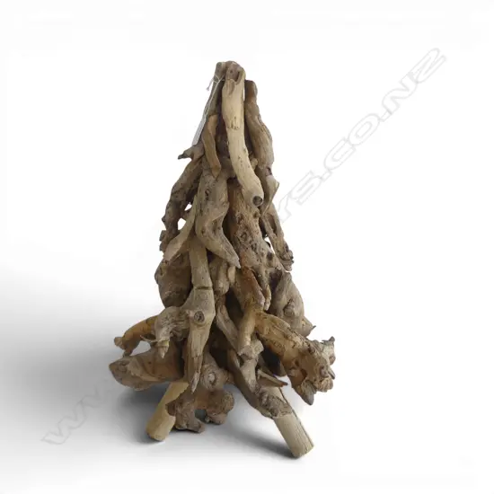 DRIFTWOOD TREE on wooden legs, H.460mm