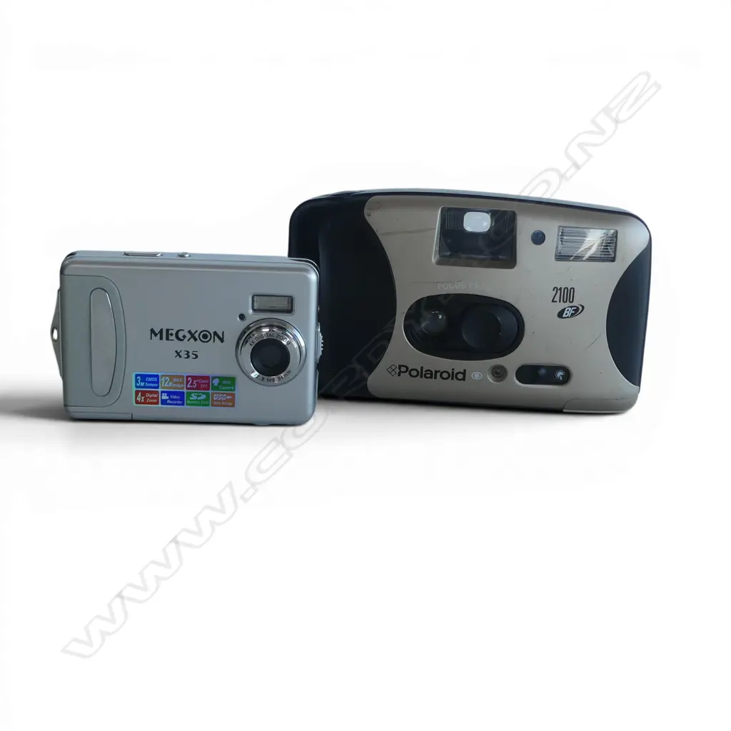 4 CAMERAS; POLAROID 2100BF, MEGXON X35, PREMIER PC-800 & PC-460 Image 1++