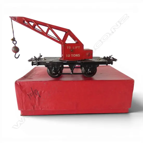 VINTAGE HORNBY RAILWAY '0' GAUGE NO.1 CRANE TRUCK