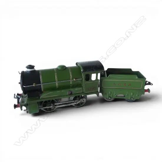 VINTAGE HORNBY MODEL RAILWAY LOCOMOTIVE No.501 1842, WINDUP w TENDER