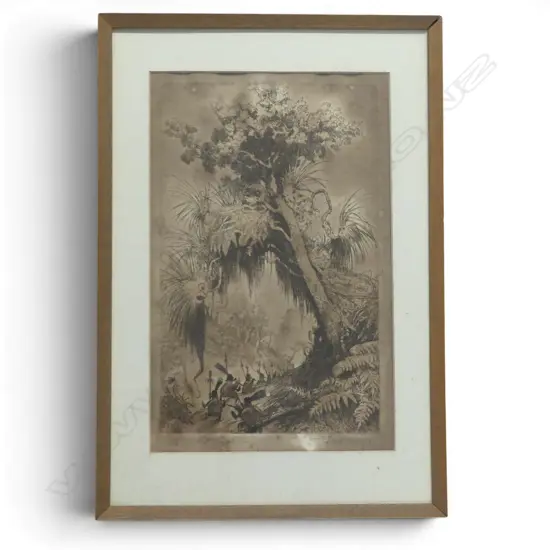 TREVOR LLOYD, 'TANE'S ARCHWAY', ETCHING, SIGNED AND TITLED, 300 X 185mm (PAPER DISCOLOURATION/FOXING)