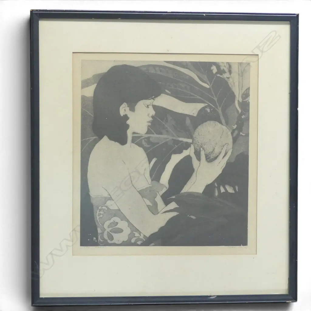 AFTER JOHN MELVILLE KELLY, BREADFRUIT HAWAII, OFFSET LITHOGRAPH, 270 X 250mm Image 1++