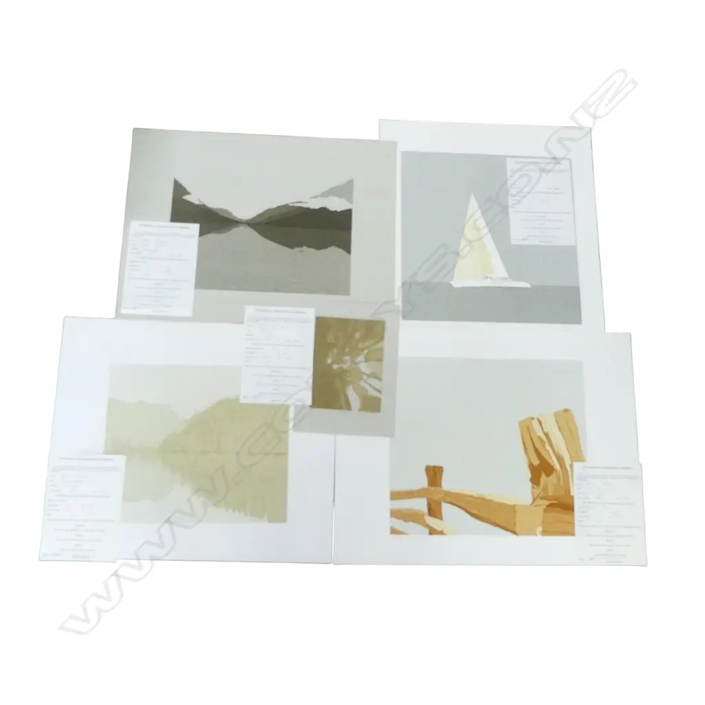 COLLECTION OF 5 NUMBERED SCREEN PRINTS SIGNED REBECCA DAWSON Image 1++