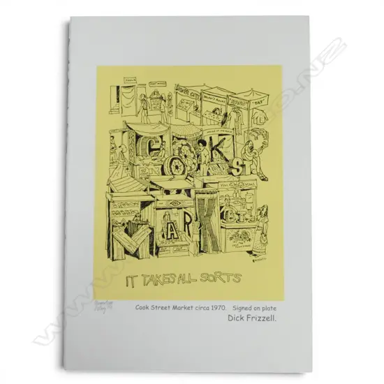 DICK FRIZZELL 'COOK ST MARKET' PRINT (MOMENTUM GALLERY 2/12) 560x380mm