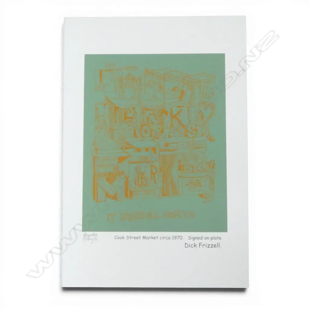 DICK FRIZZELL 'COOK ST MARKET' PRINT (MOMENTUM GALLERY 6/10) 560x380mm Image 1++