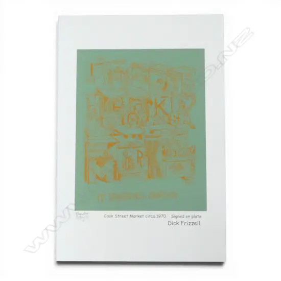 DICK FRIZZELL 'COOK ST MARKET' PRINT (MOMENTUM GALLERY 6/10) 560x380mm