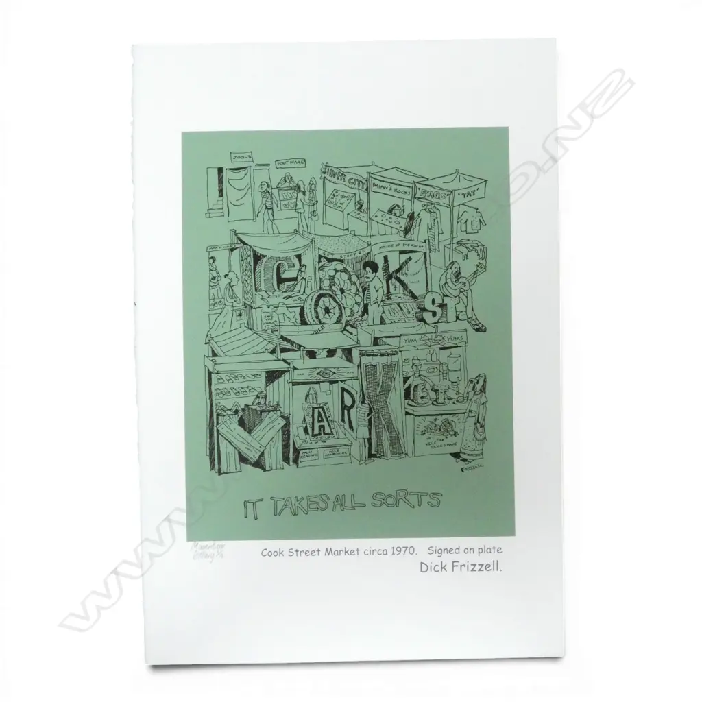 DICK FRIZZELL 'COOK ST MARKET' PRINT (MOMENTUM GALLERY 3/12) 560x380mm Image 1++