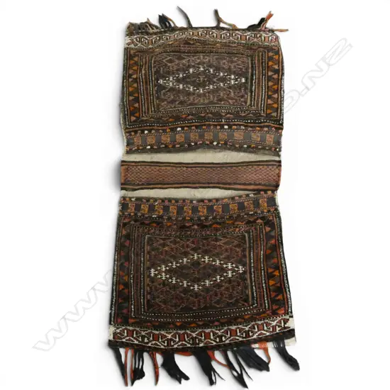 HAND KNOTTED WOOL SADDLE BAG 1020x510mm