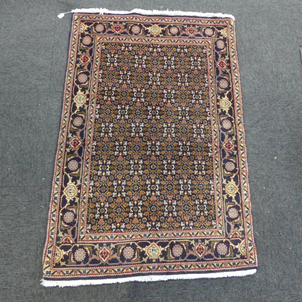 HAND KNOTTED WOOL PILE HERATI RUG 1460x960mm Image 1++