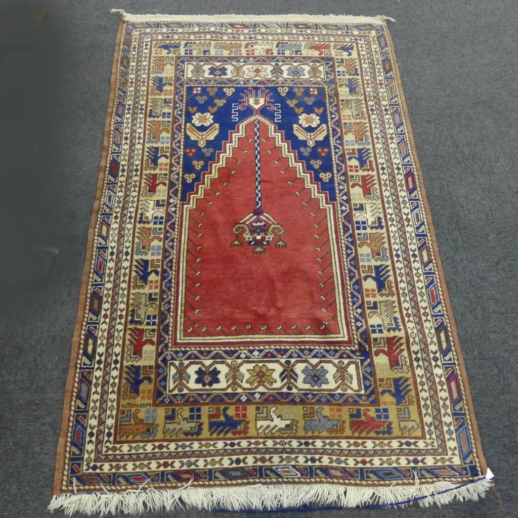 HAND KNOTTED ALL WOOL RUG 1900x1200mm Image 1++