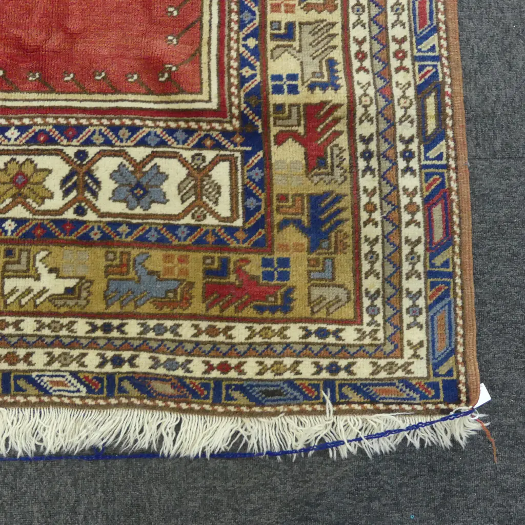 HAND KNOTTED ALL WOOL RUG 1900x1200mm Image 1++