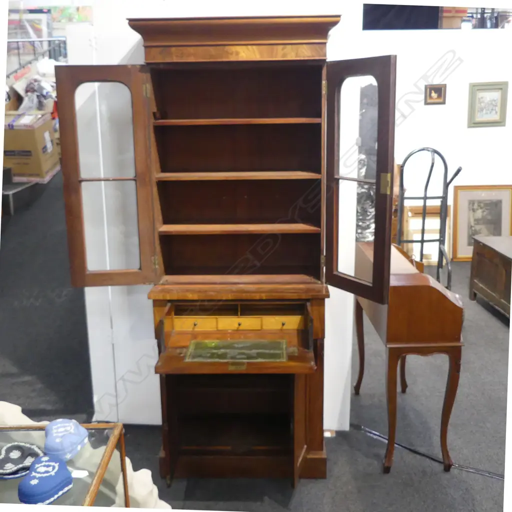 ANTIQUE MAHOGANY CABINET 840x375x1980mm Image 1++
