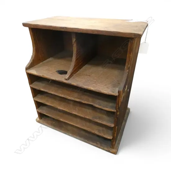 WOODEN FILING CABINET 